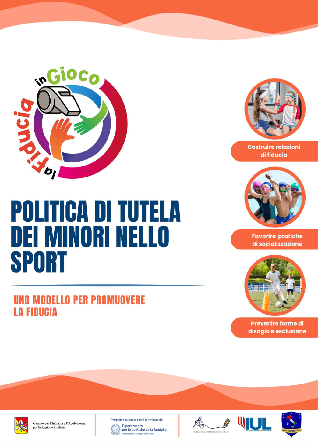 Come tutelare i minori nell’ambiente sportivo. Il documento realizzato durante il progetto La Fiducia in Gioco per gli operatori sportivi.